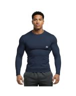 NINQ Full Sleeve Compression T-Shirt - Athletic Base Layer Tights for Fitness